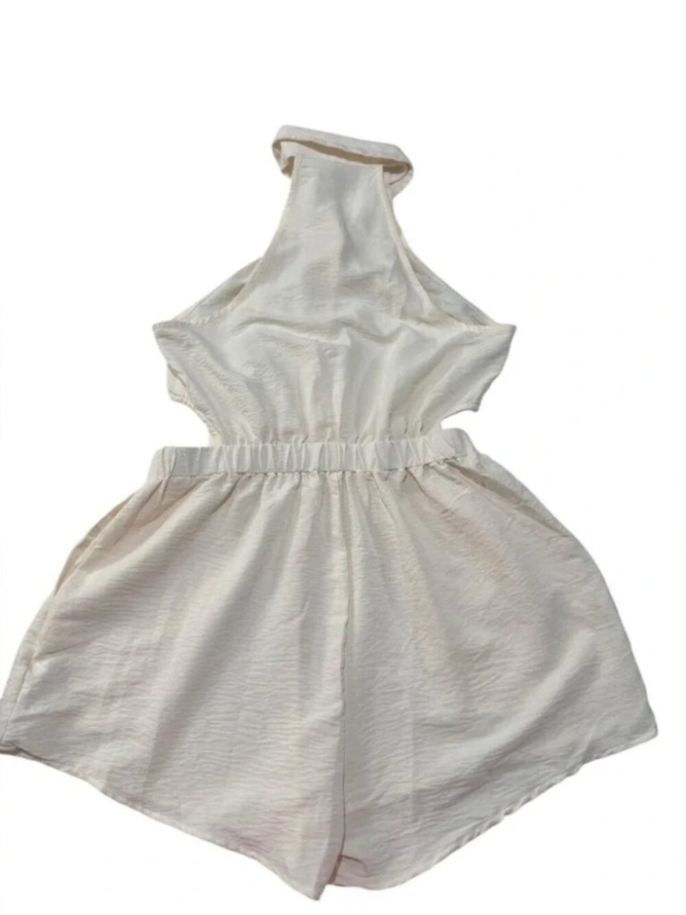 CUPSHE - Ivory Halterneck Romper M - Picture 7 of 10